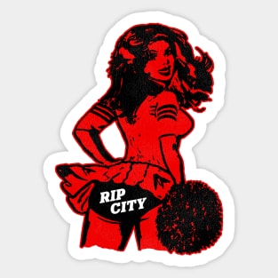 Rip City Cheerleader Sticker